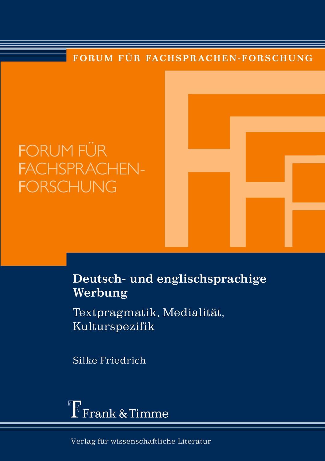 Cover: 9783732901524 | Deutsch- und englischsprachige Werbung | Silke Friedrich | Taschenbuch