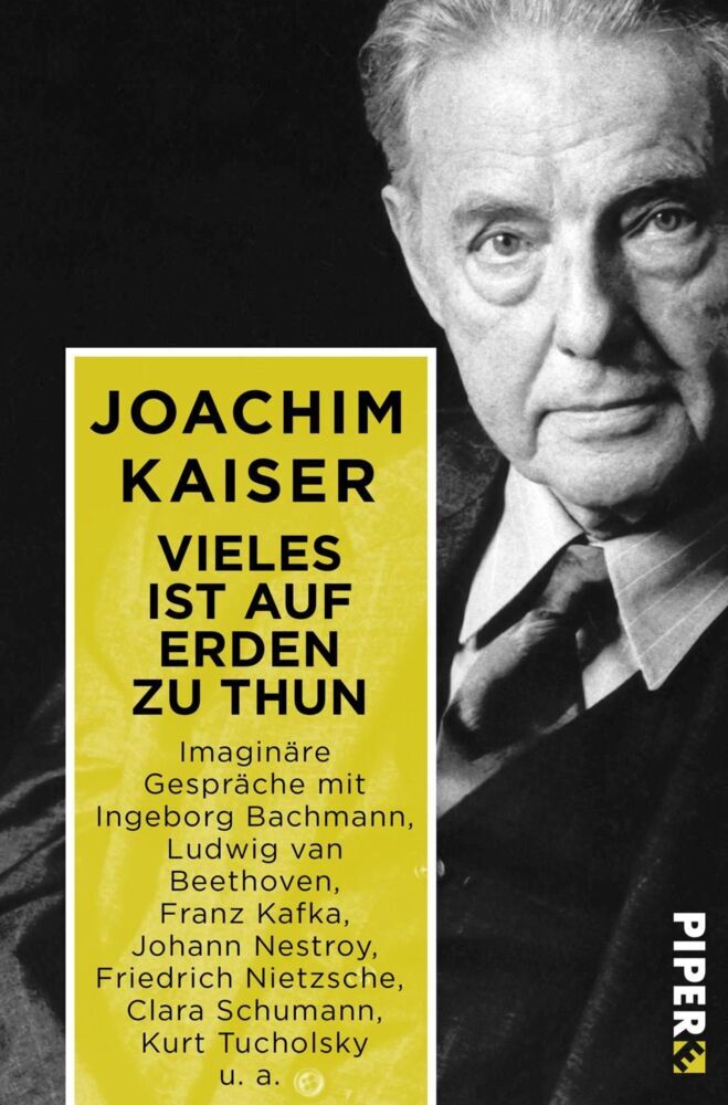 Cover: 9783492500944 | Vieles ist auf Erden zu thun | Joachim Kaiser | Taschenbuch | 160 S.