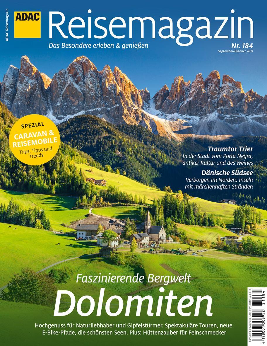 Cover: 9783956899492 | ADAC Reisemagazin 08/21 mit Titelthema Dolomiten | Diddo Ramm | Buch