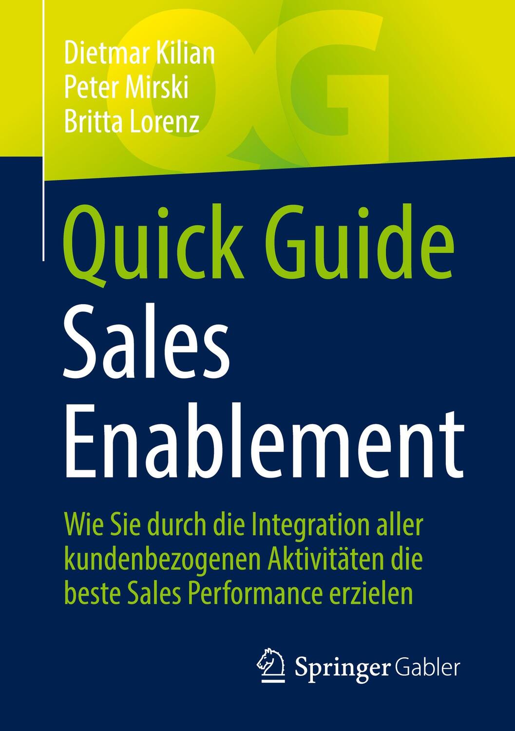 Cover: 9783658383848 | Quick Guide Sales Enablement | Dietmar Kilian (u. a.) | Taschenbuch