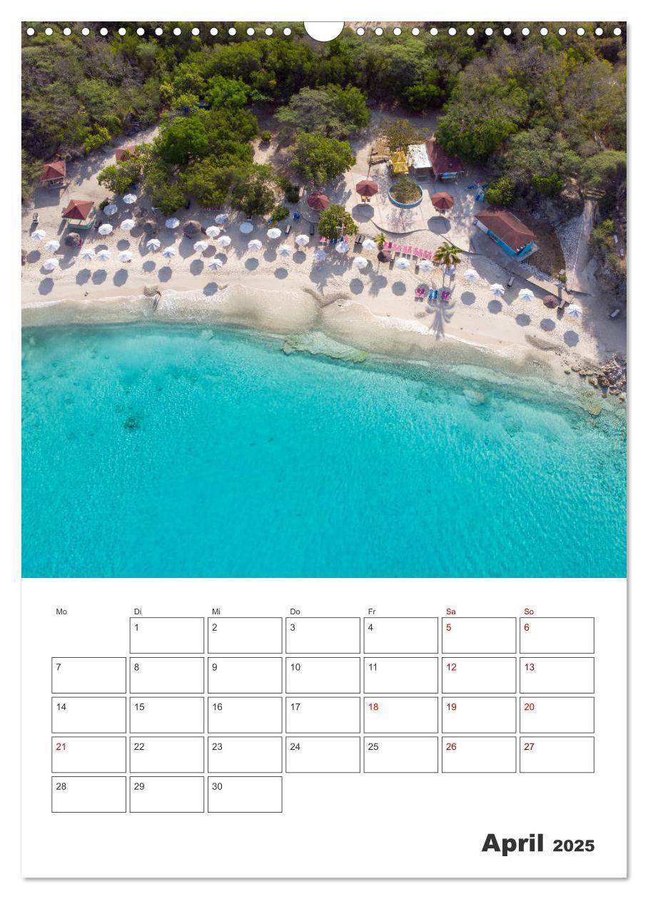 Bild: 9783435909056 | Curacao - Terminplaner (Wandkalender 2025 DIN A3 hoch), CALVENDO...