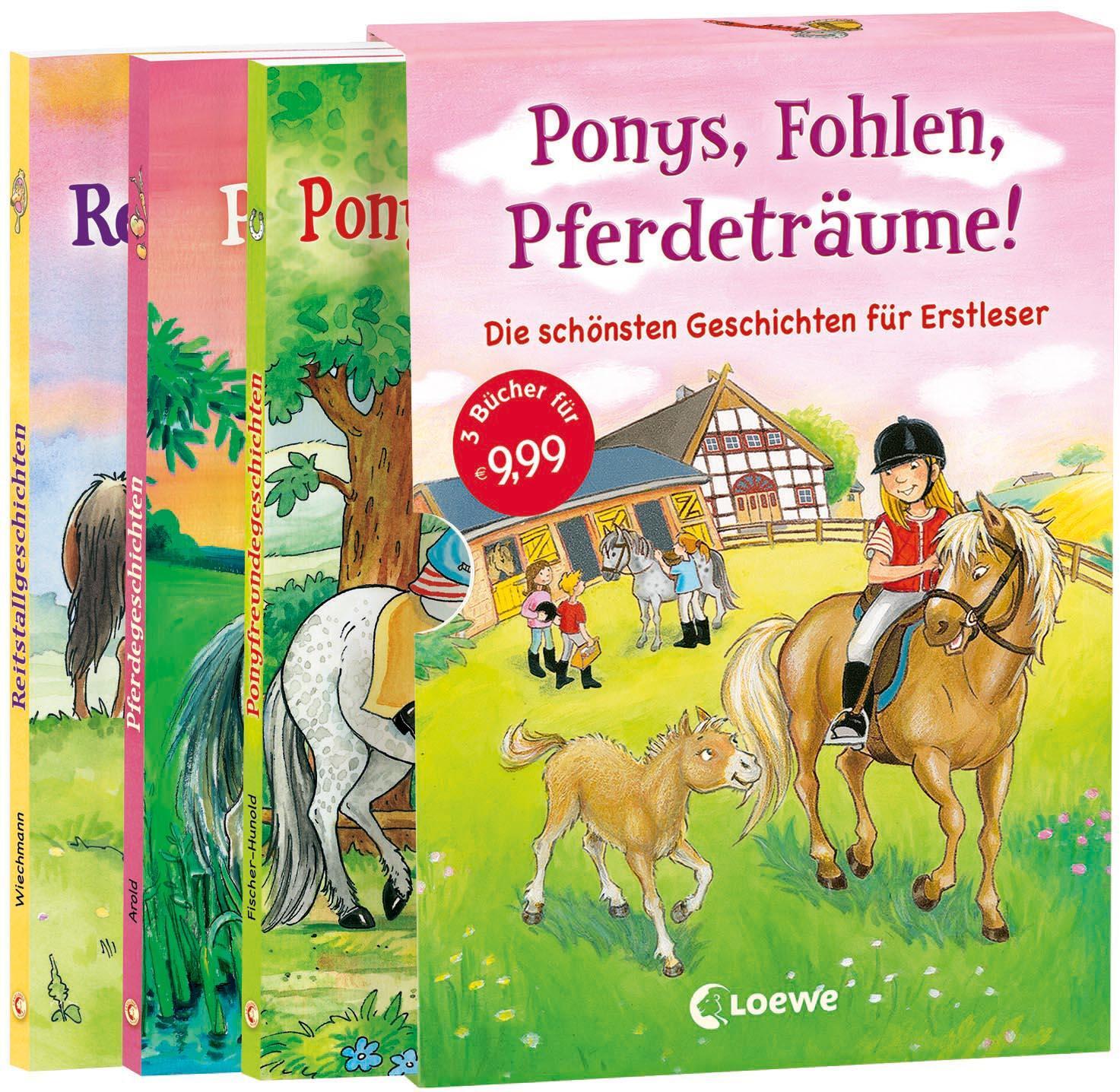Cover: 9783785577776 | Leselöwen - Ponys, Fohlen, Pferdeträume! | Buch | Schuber | Deutsch