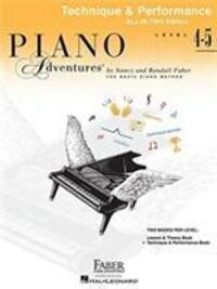 Cover: 9781616776923 | Faber Piano Adventures Technique & Performance | Level 4-5