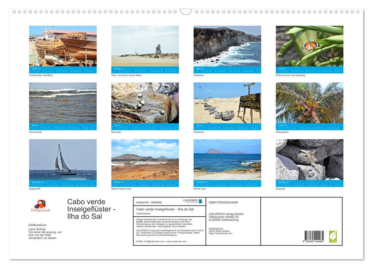 Bild: 9783435244485 | Cabo verde Inselgeflüster - Ilha do Sal (Wandkalender 2025 DIN A2...