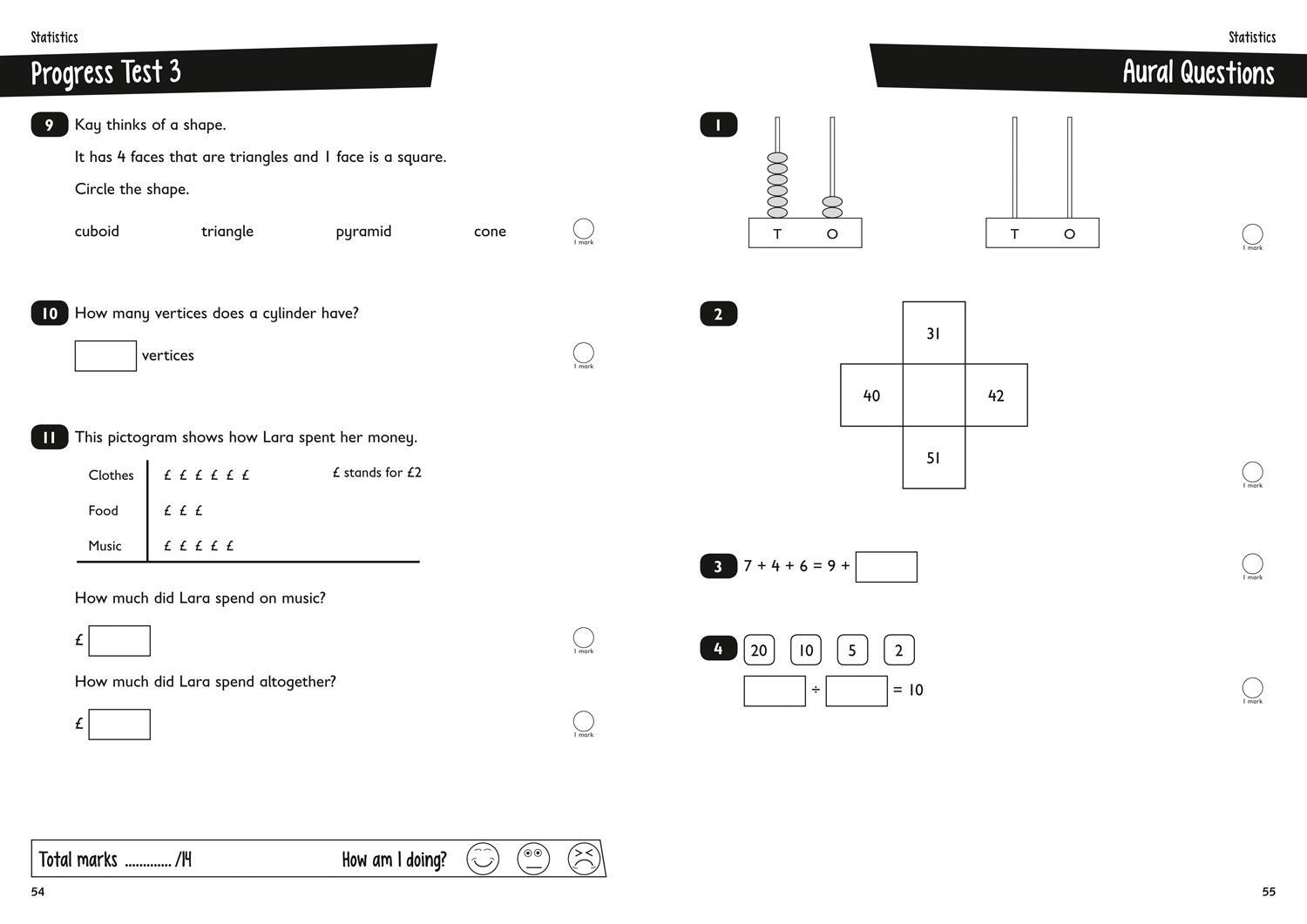 Bild: 9780008253165 | KS1 Maths Reasoning Practice Book | Ideal for Use at Home | KS1 | Buch
