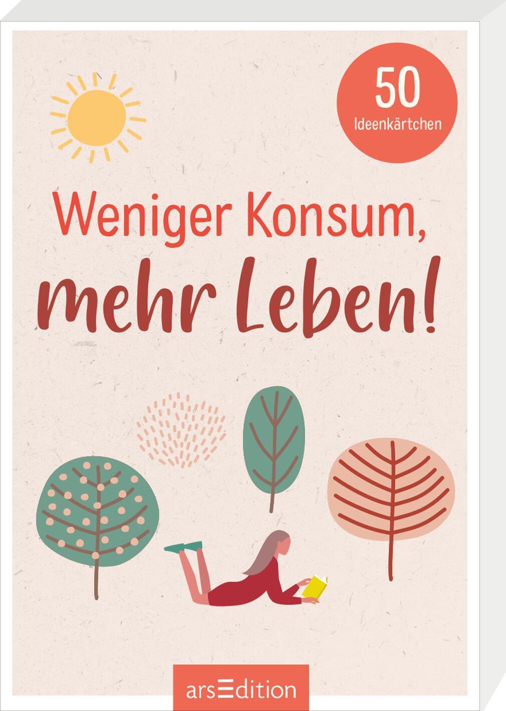 Cover: 9783845852836 | Weniger Konsum, mehr Leben! | 50 Ideenkärtchen | Alexandra Löhr | Buch