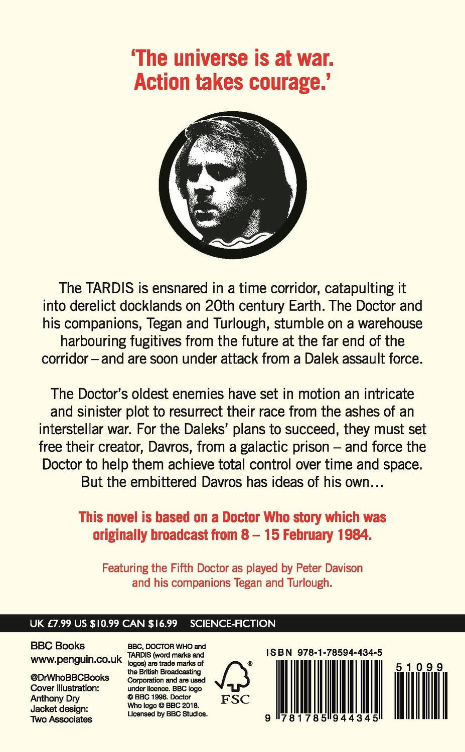 Rückseite: 9781785944345 | Doctor Who: Resurrection of the Daleks (Target Collection) | Saward