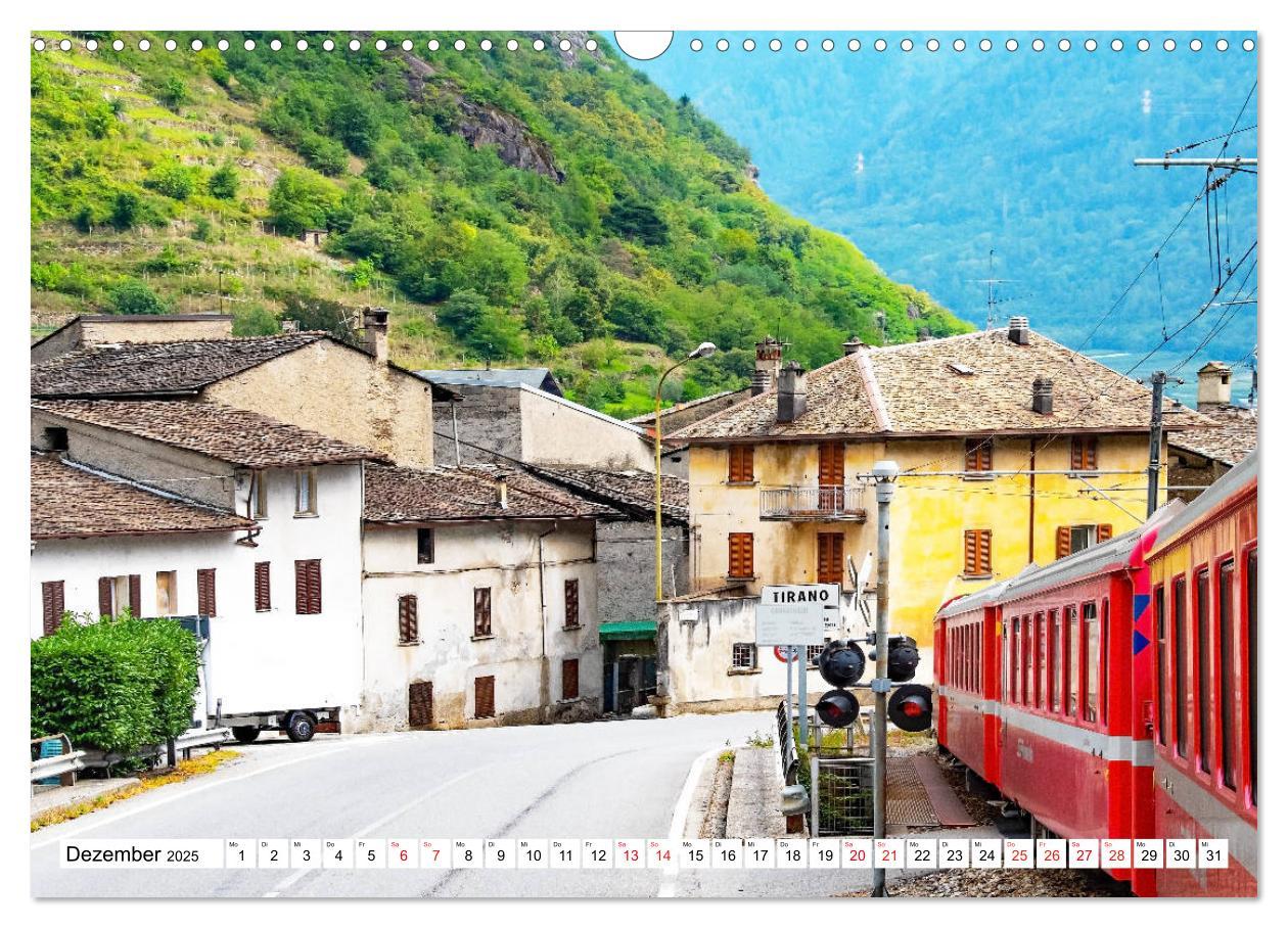 Bild: 9783435199600 | Rhätische Bahn - Fahrt durch die Bündner Alpen (Wandkalender 2025...