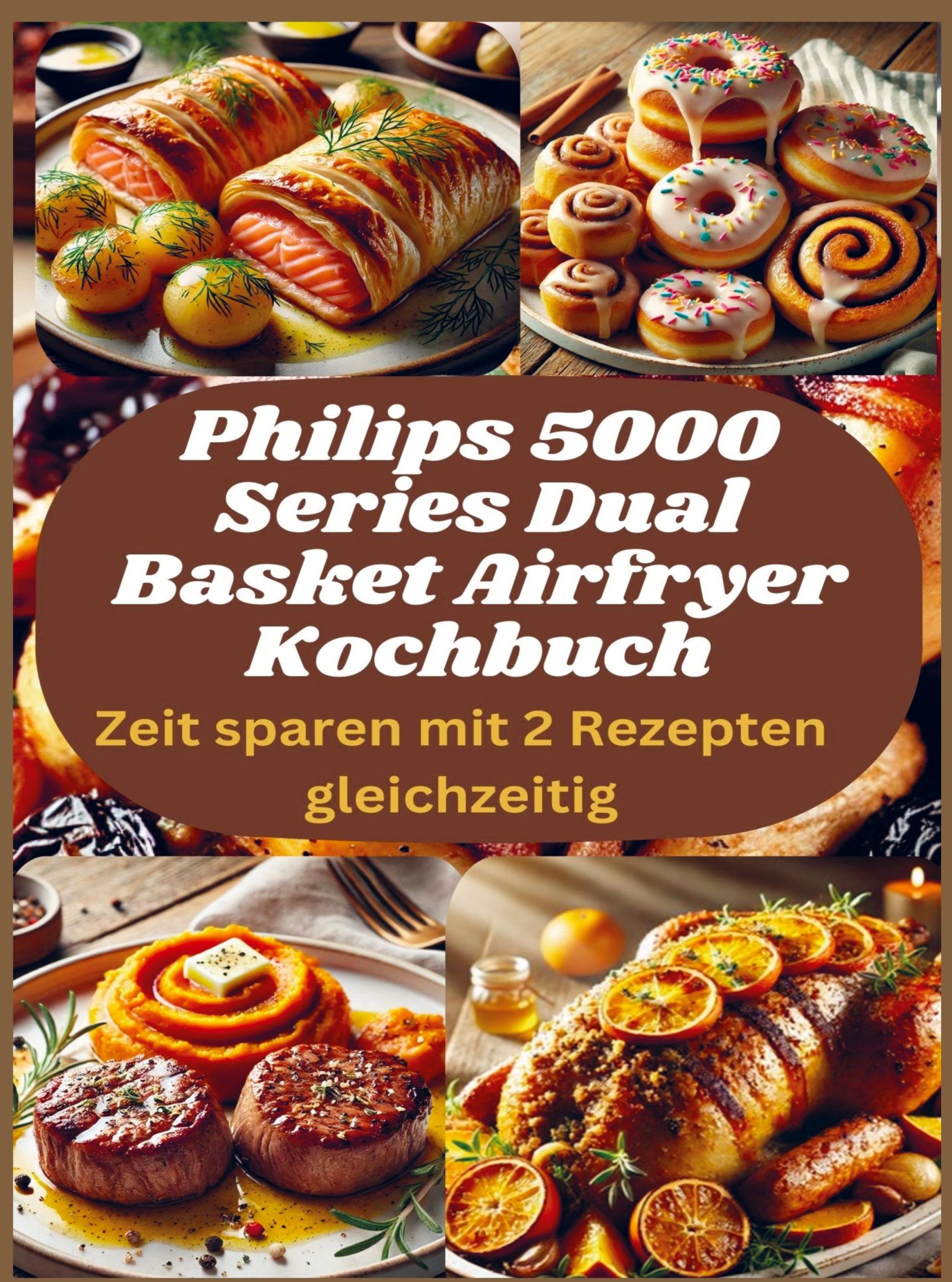 Cover: 9789403779690 | Philips 5000 Series Dual Basket Airfryer Kochbuch: Zeit sparen mit...