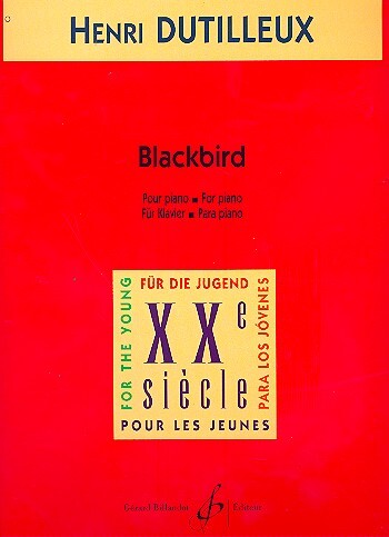 Cover: 9790043064015 | Blackbird | Henri Dutilleux | Buch | Gerard Billaudot