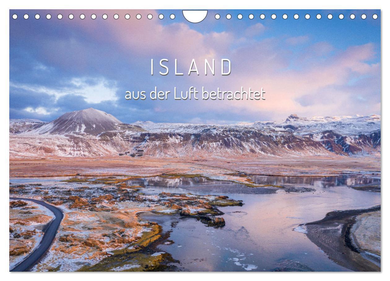 Cover: 9783675985766 | Island aus der Luft betrachtet (Wandkalender 2024 DIN A4 quer),...
