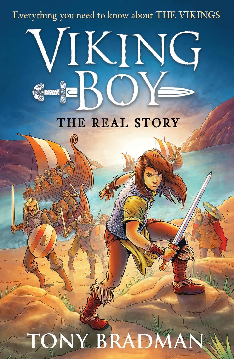 Cover: 9781406395037 | Viking Boy: the Real Story: Everything you need to know about the...