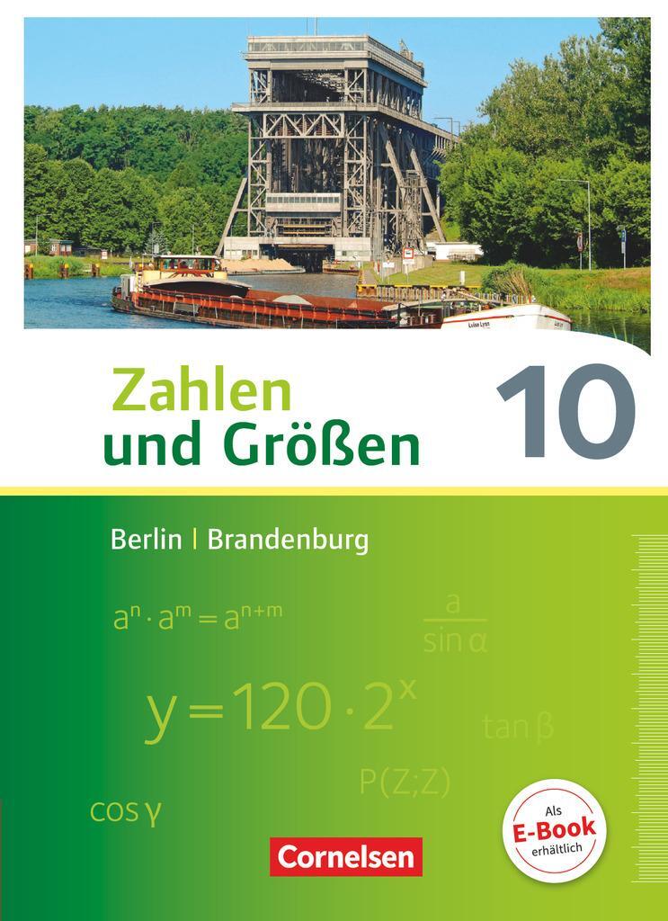 Cover: 9783060085590 | Zahlen und Größen 10. Schuljahr - Berlin und Brandenburg - Schülerbuch
