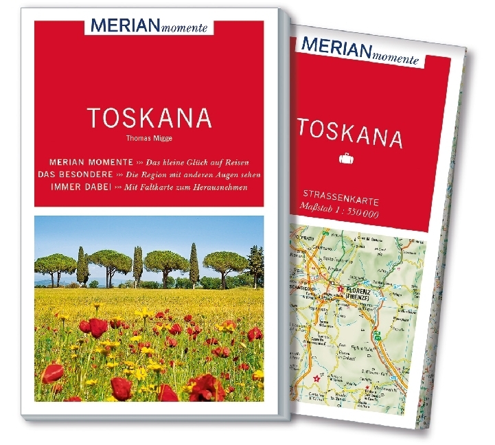Cover: 9783834222671 | MERIAN momente Reiseführer Toskana | Mit Extra-Karte zum Herausnehmen