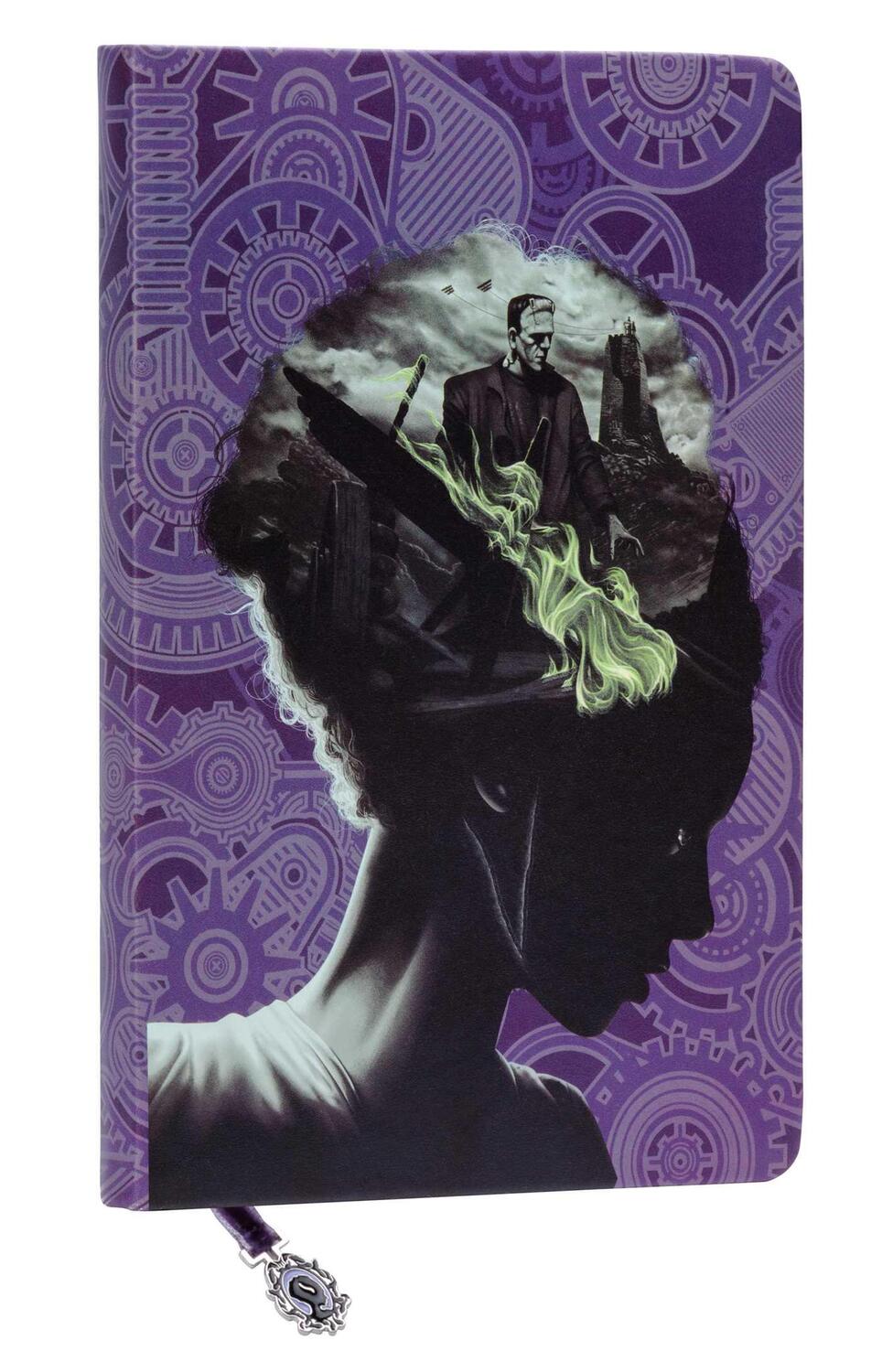 Cover: 9781647229368 | Universal Monsters: Bride of Frankenstein Journal with Ribbon Charm