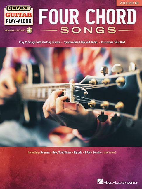 Cover: 9781540042439 | Four Chord Songs | Deluxe Guitar Play-Along Volume 13 | Corp | 2019