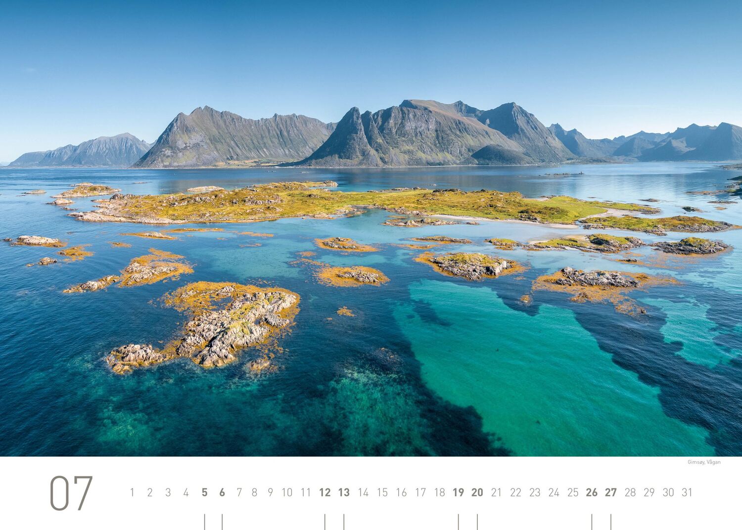 Bild: 9783968555454 | 360° Norwegen Exklusivkalender 2025 | Limited Edition (70 x 50 cm)