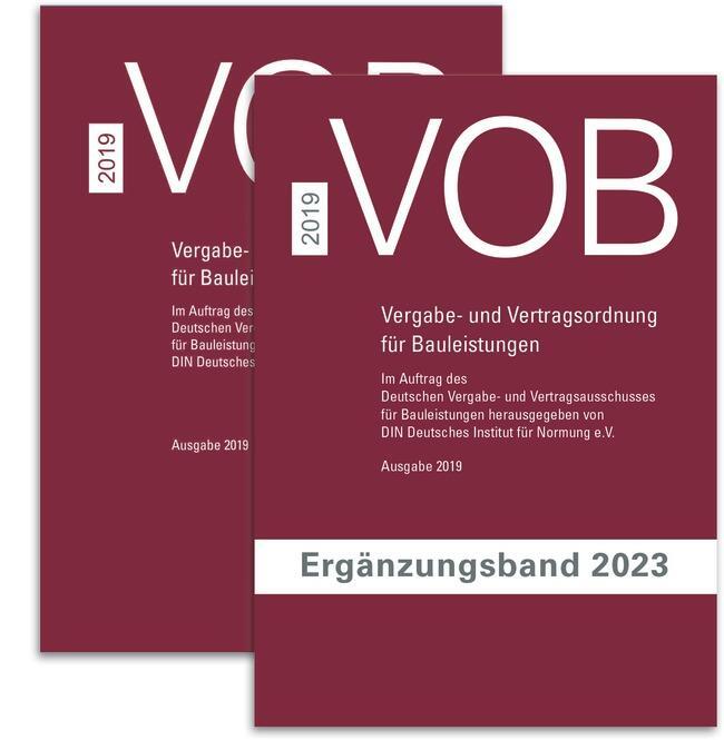 Cover: 9783410317036 | Paket VOB Gesamtausgabe 2019 + VOB Ergänzungsband 2023 | V. (u. a.)