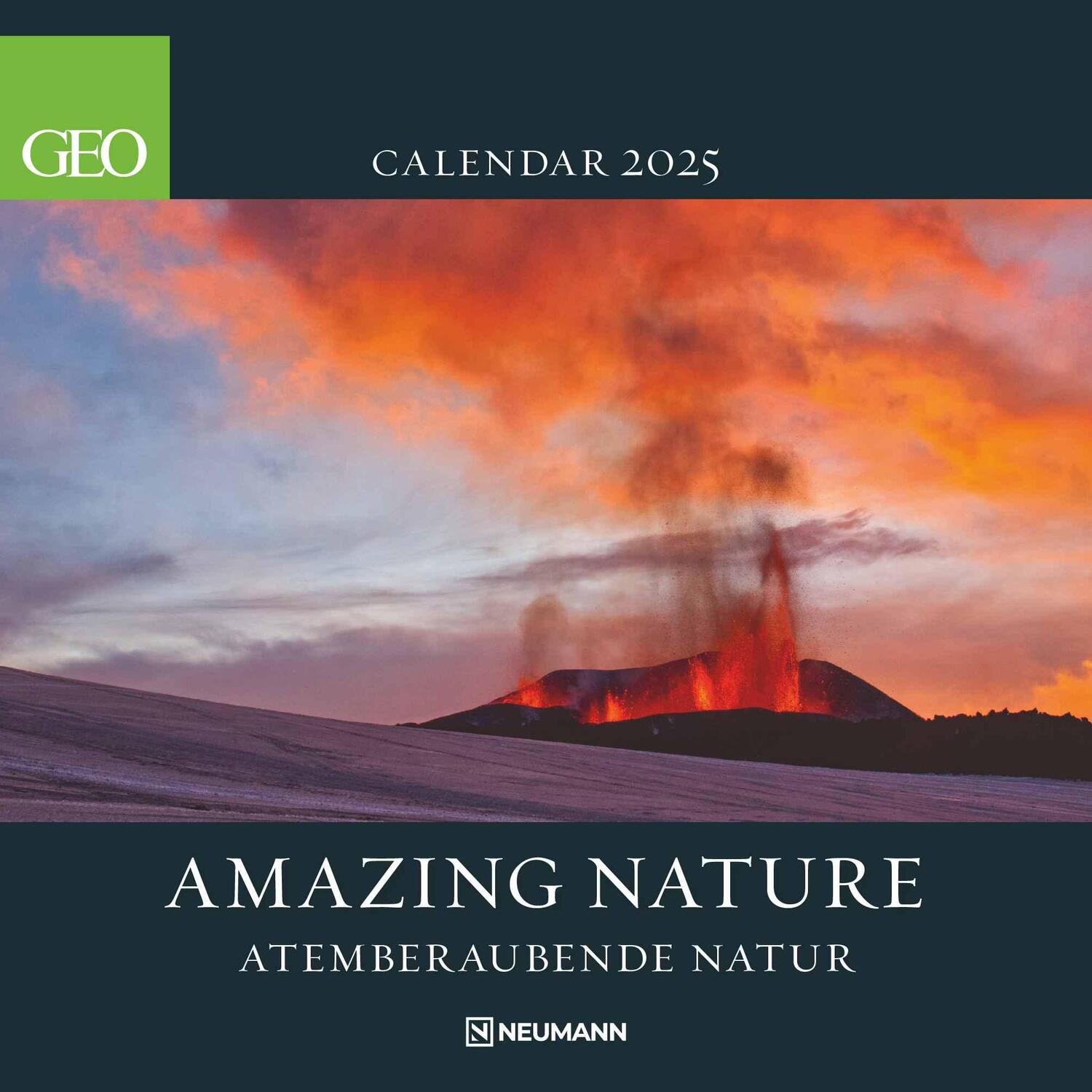 Cover: 4002725988621 | GEO Amazing Nature 2025 - Wand-Kalender - Broschüren-Kalender -...