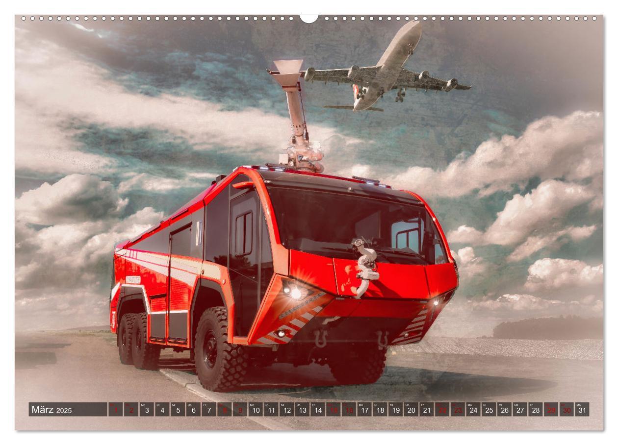 Bild: 9783383897351 | Feuerwehrfahrzeuge (Wandkalender 2025 DIN A2 quer), CALVENDO...