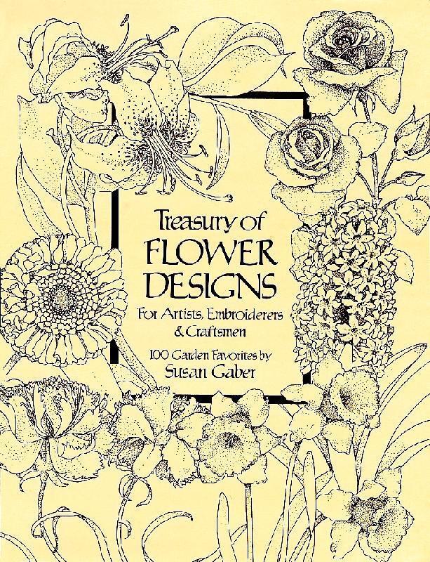 Cover: 9780486240961 | Treasury of Flower Designs for Artists, Embroiderers and Craftsmen