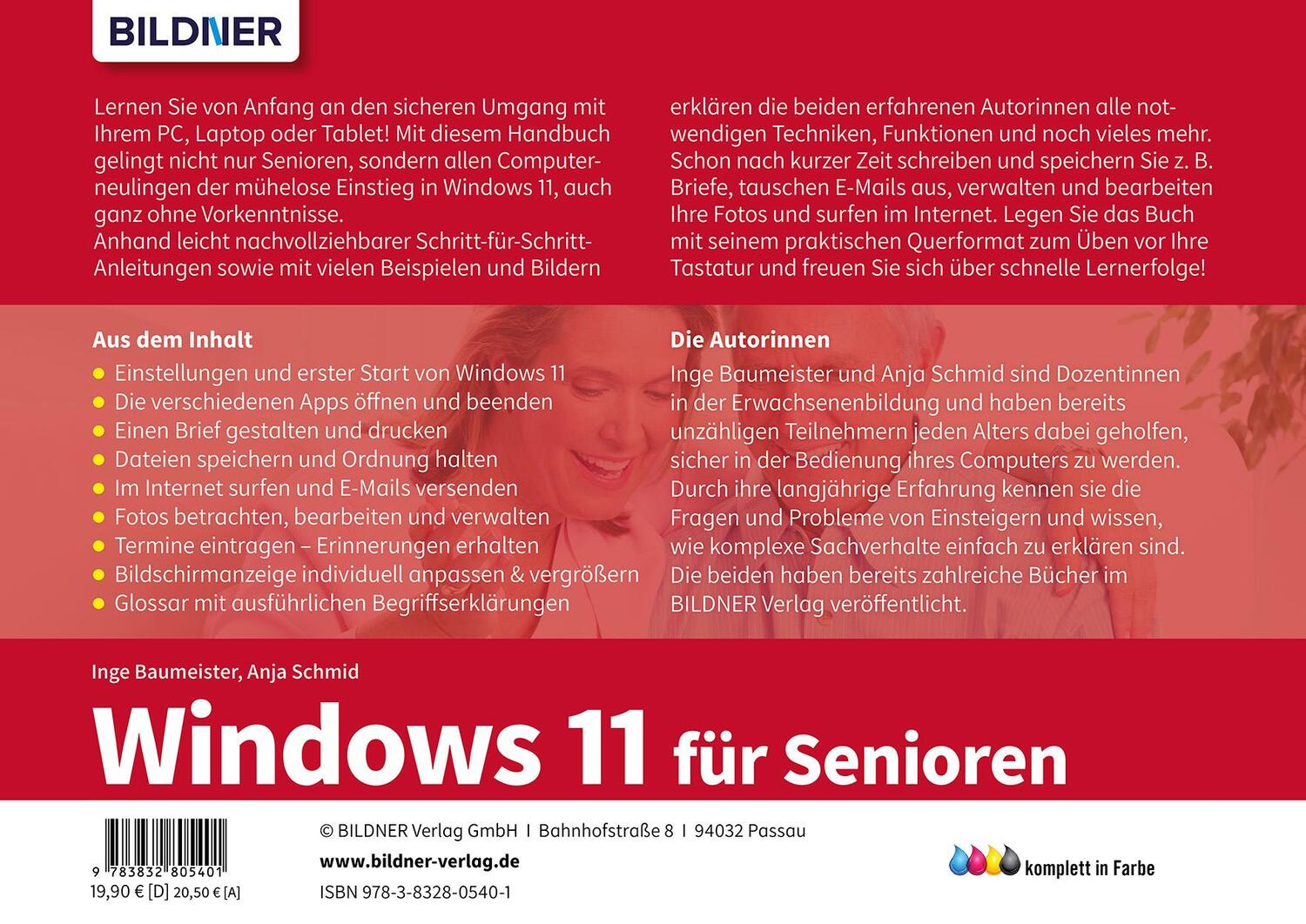 Rückseite: 9783832805401 | Windows 11 für Senioren | Inge Baumeister (u. a.) | Taschenbuch | 2022