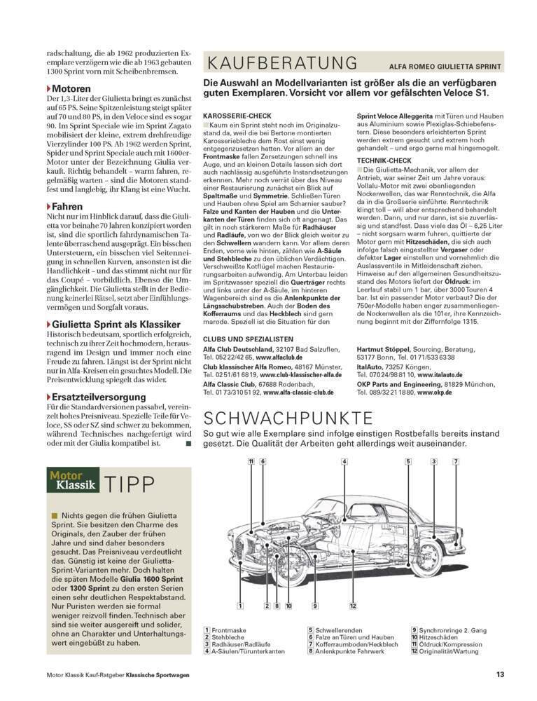Bild: 9783613309555 | Motor Klassik Kaufratgeber - Klassische Sportwagen; . | Taschenbuch