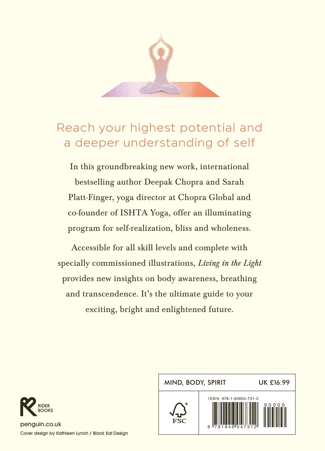 Rückseite: 9781846047312 | Living in the Light | Yoga for Self-Realization | Deepak Chopra | Buch