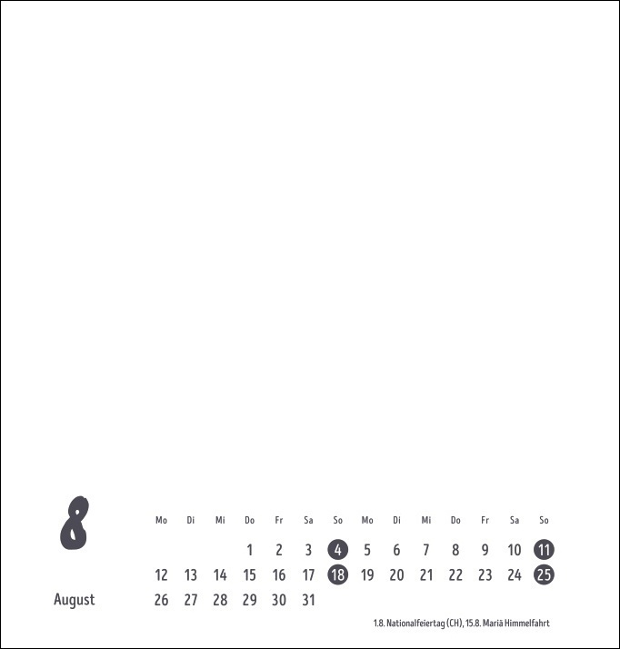 Bild: 9783756402021 | Bastelkalender 2024 weiß mittel. Blanko-Kalender zum Basteln mit...