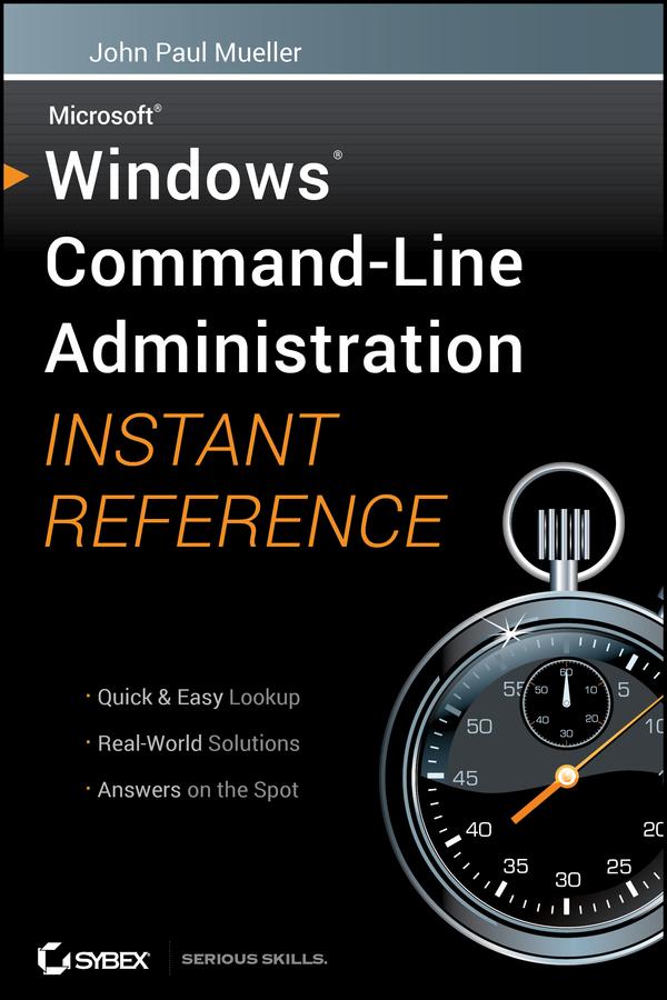 Cover: 9780470650462 | Windows Command Line Administration Instant Reference | Mueller | Buch