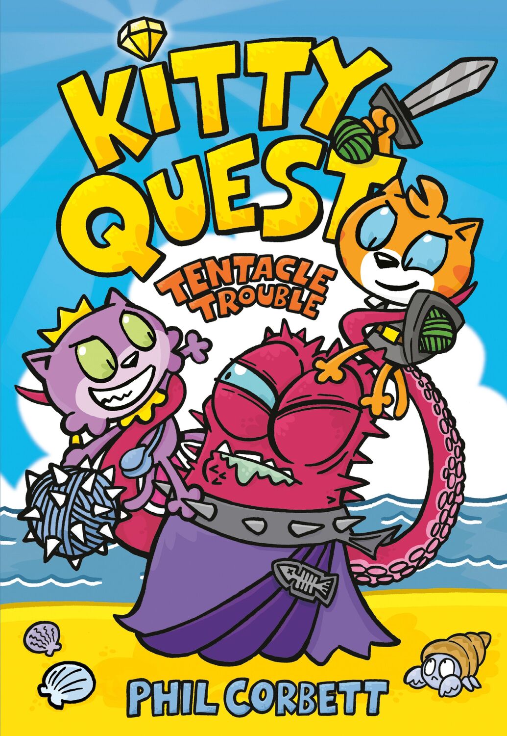 Cover: 9780593205495 | Kitty Quest: Tentacle Trouble | Phil Corbett | Taschenbuch | Englisch