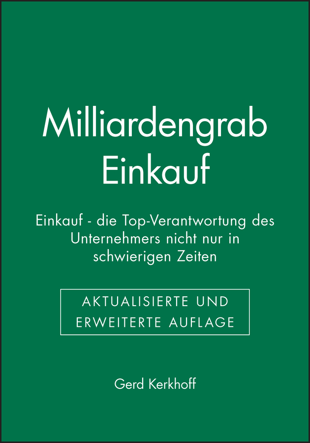 Cover: 9783527506231 | Milliardengrab Einkauf | Gerd Kerkhoff | Taschenbuch | 265 S. | 2011