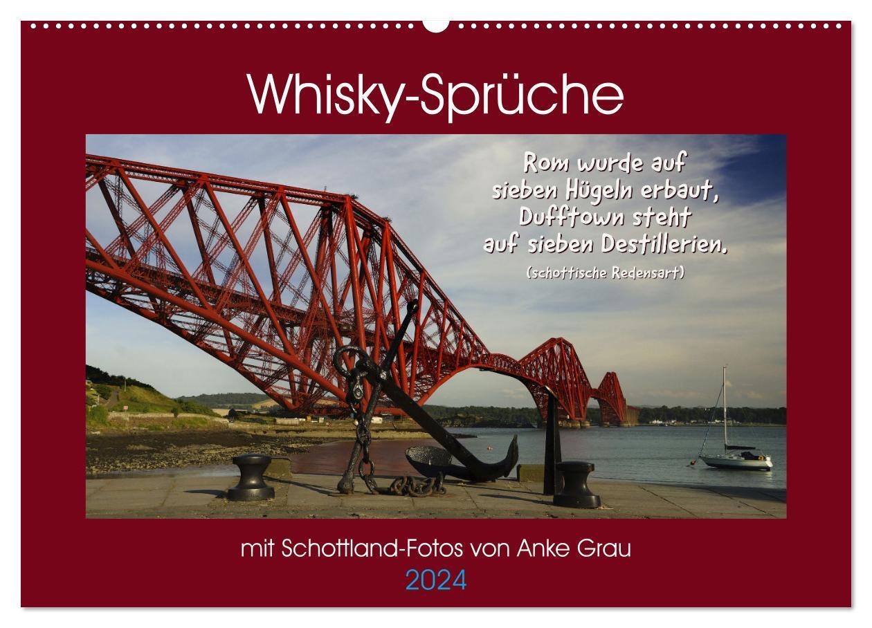 Cover: 9783675550353 | Whisky-Sprüche (Wandkalender 2024 DIN A2 quer), CALVENDO...