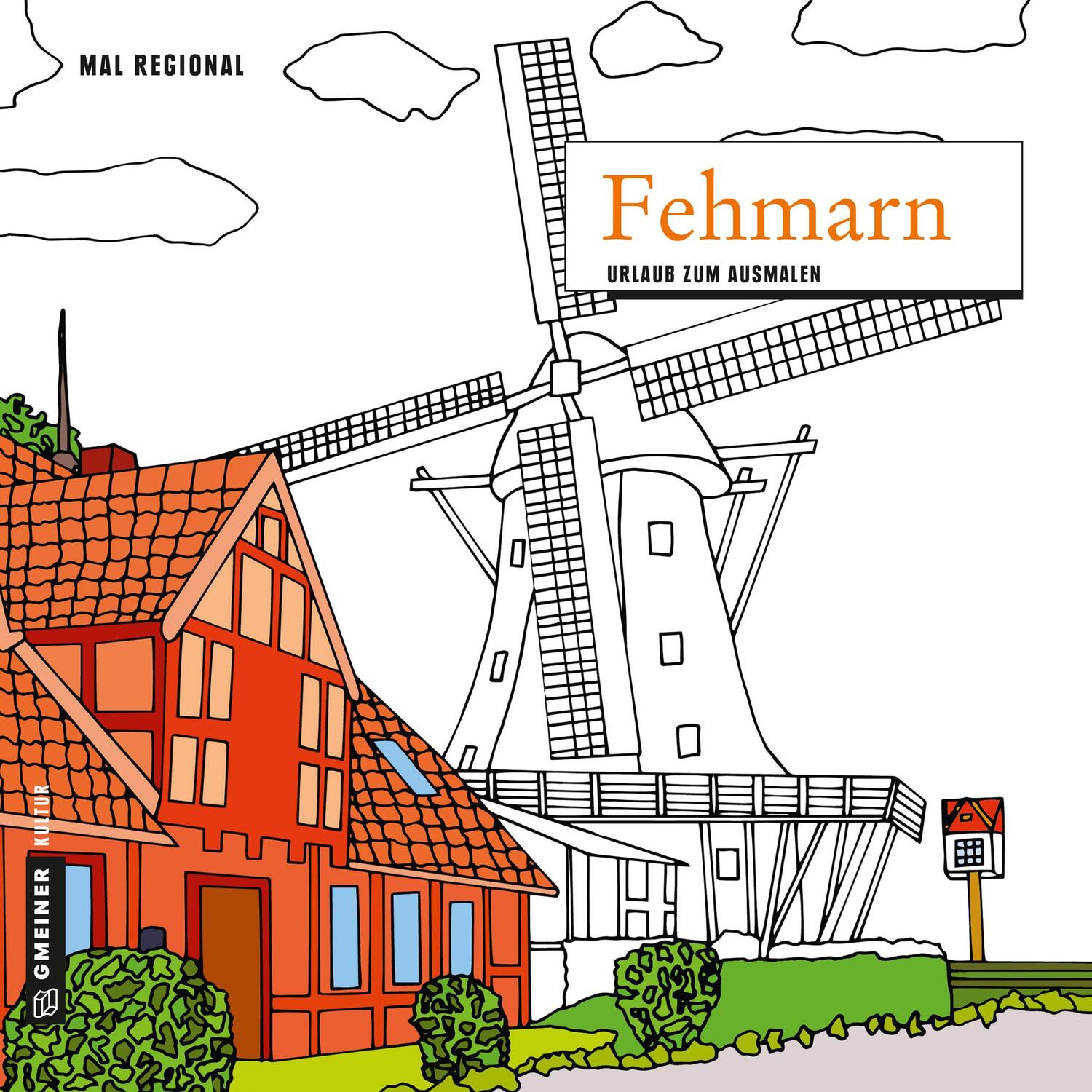 Cover: 9783839221662 | MALRegional - Fehmarn | Urlaub zum Ausmalen | Taschenbuch | Deutsch