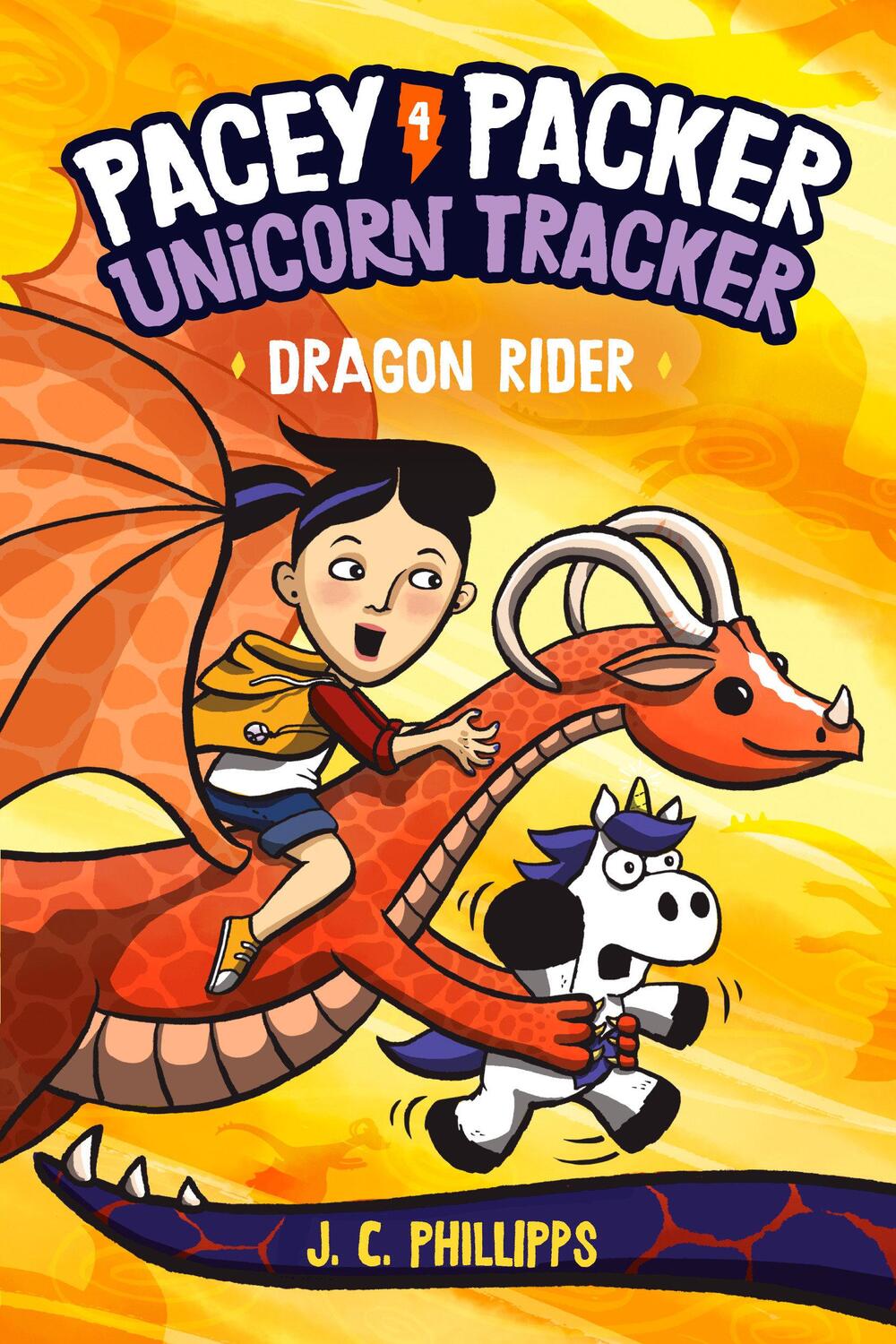 Cover: 9780593179598 | Pacey Packer, Unicorn Tracker 4: Dragon Rider: (A Graphic Novel)