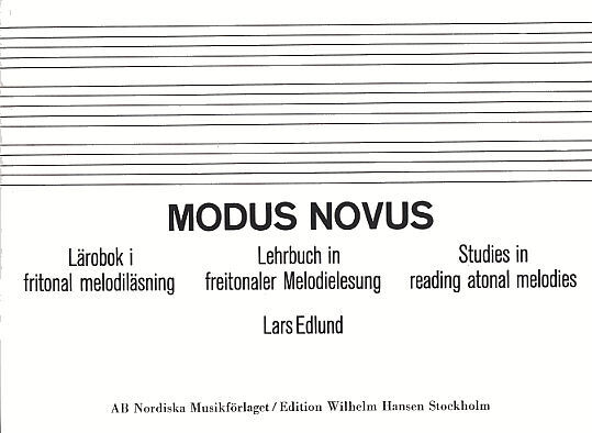 Cover: 9789177483823 | Modus Novus | Lars Edlund | Buch | Gehrmans | EAN 9789177483823