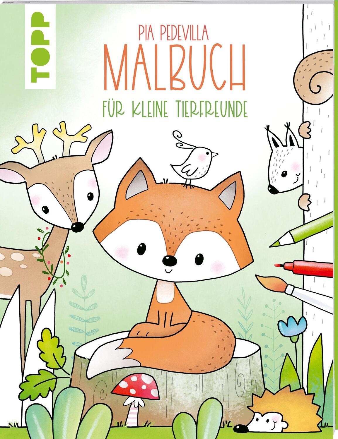 Cover: 9783772444753 | Pia Pedevilla Malbuch - Für kleine Tierfreunde | Pia Pedevilla | Buch