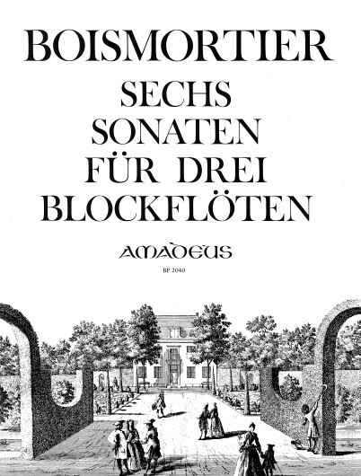 Cover: 9790015204005 | 6 Sonaten Op.7 | Joseph Bodin de Boismortier | Buch | Amadeus Verlag