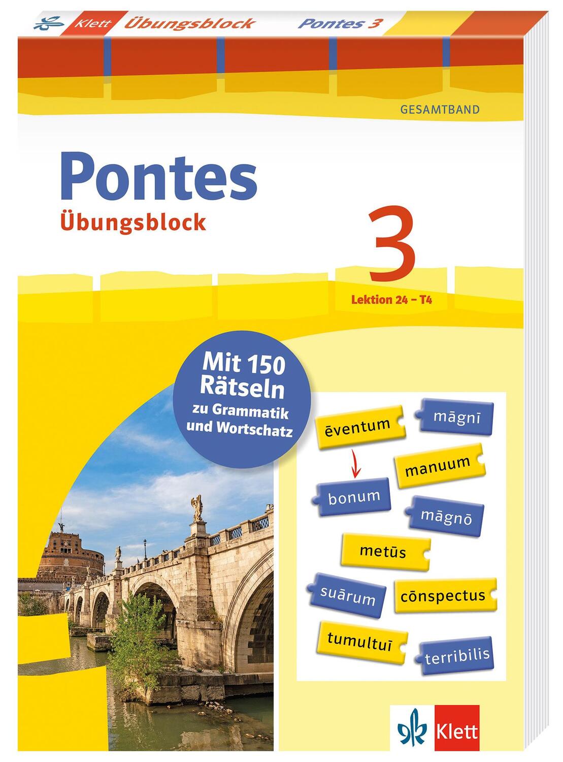Cover: 9783129261675 | Pontes 3 Gesamtband (ab 2020) - Übungsblock zum Schulbuch, 3. Lernjahr