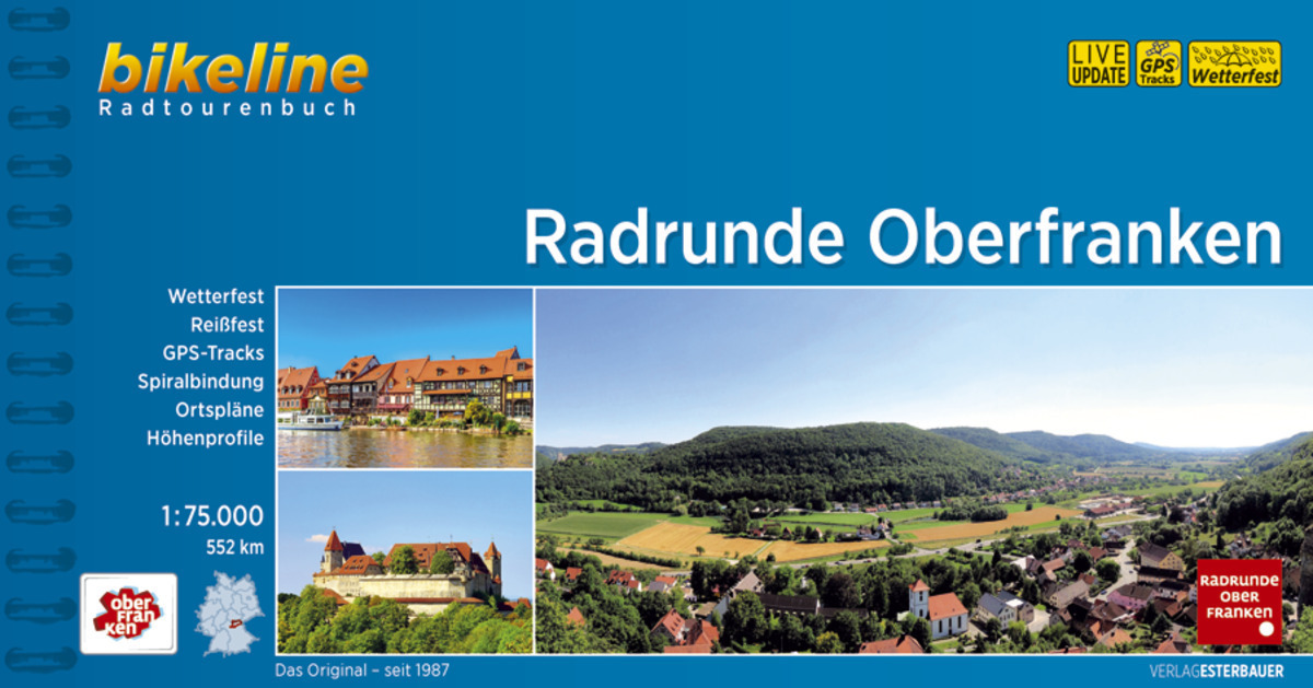 Cover: 9783850007856 | Radrunde Oberfranken | 552 km. Wetterfest, reißfest, GPS-Tracks | Buch