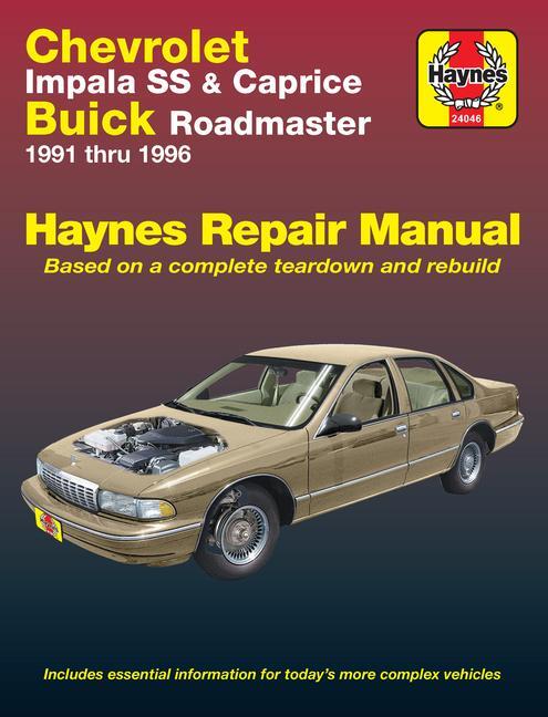 Cover: 9781563922497 | Chevrolet Impala SS &amp; Buick Roadmaster 1991-96 | J H Haynes | Buch