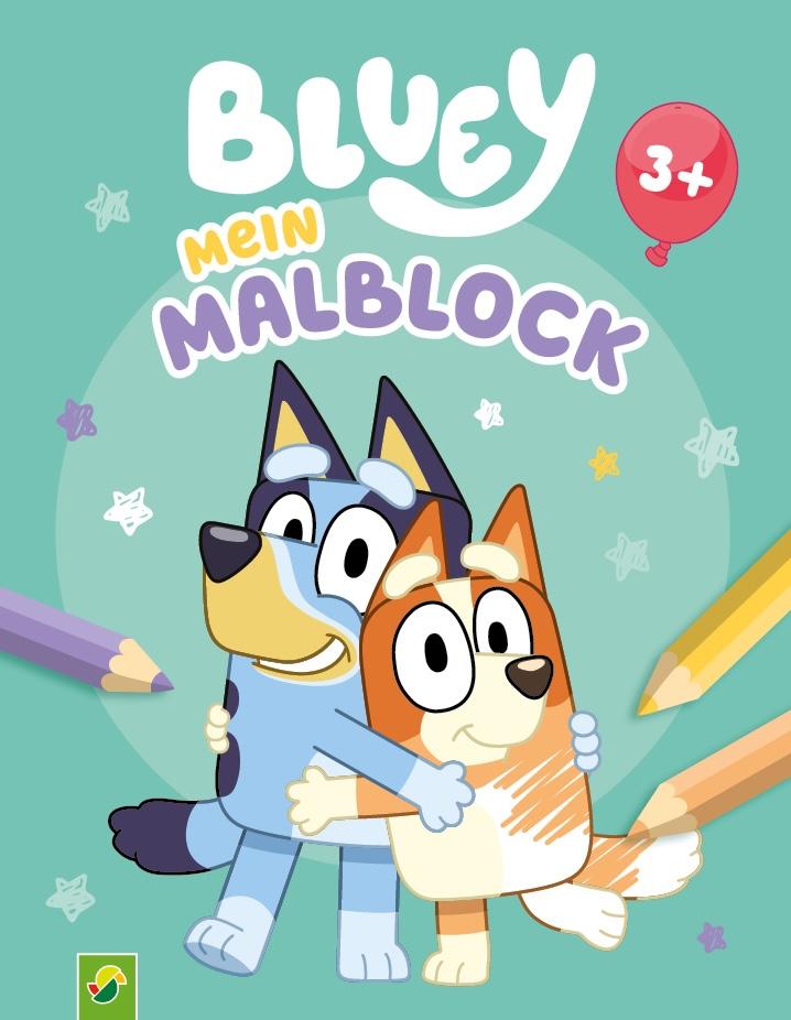 Cover: 9783849947743 | Bluey Mein Malblock | Schwager &amp; Steinlein Verlag | Taschenbuch | 2025