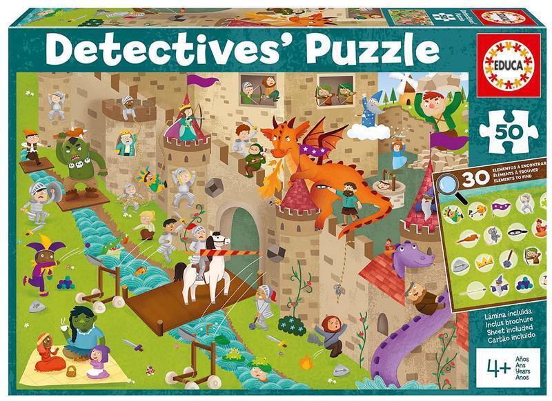 Cover: 8412668188952 | Schloss - Detektiv Puzzle (Puzzle) | Spiel | 2021 | Educa