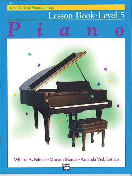 Cover: 38081009896 | Alfred's Basic Piano Library Lesson 5 | Alfred Music Publications