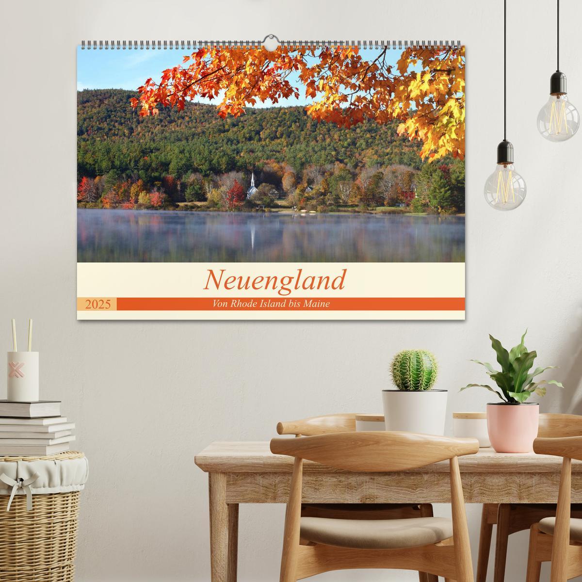 Bild: 9783435165995 | Neuengland - Von Rhode Island bis Maine (Wandkalender 2025 DIN A2...