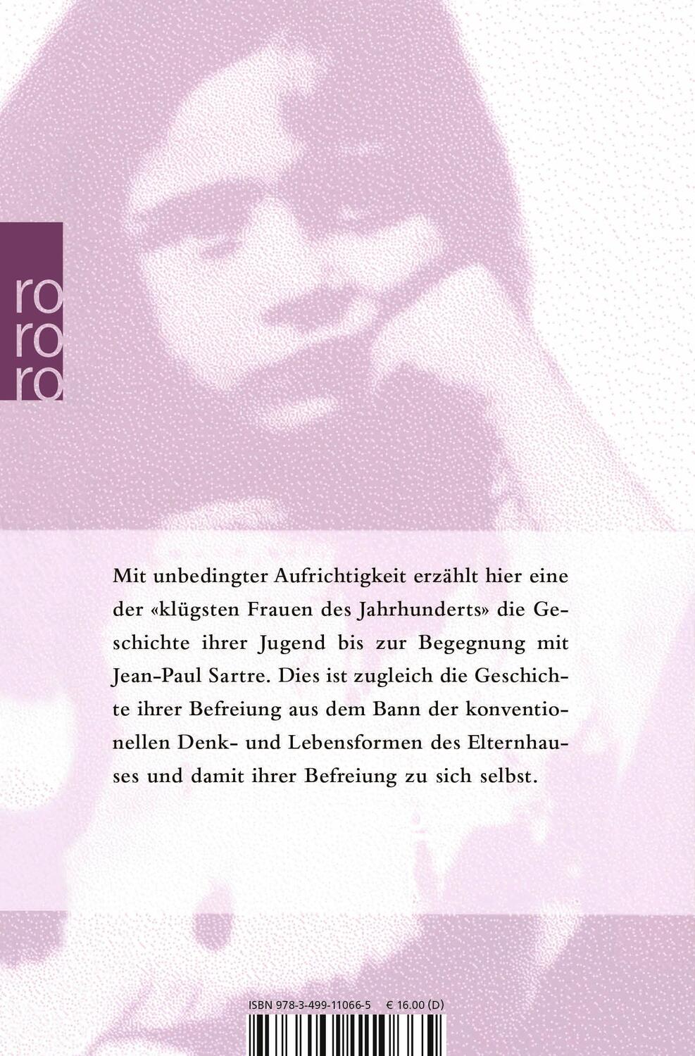 Rückseite: 9783499110665 | Memoiren einer Tochter aus gutem Hause | Simone de Beauvoir | Buch