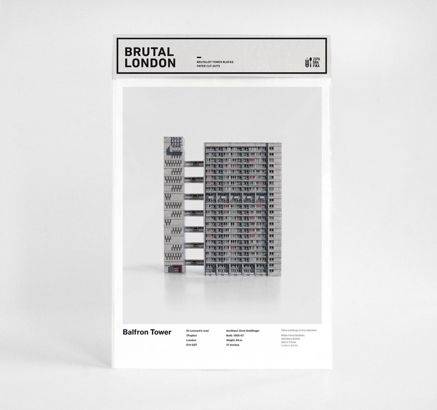 Cover: 9788394750367 | Brutal London: Balfron Tower | Build Your Own Brutalist London | Buch
