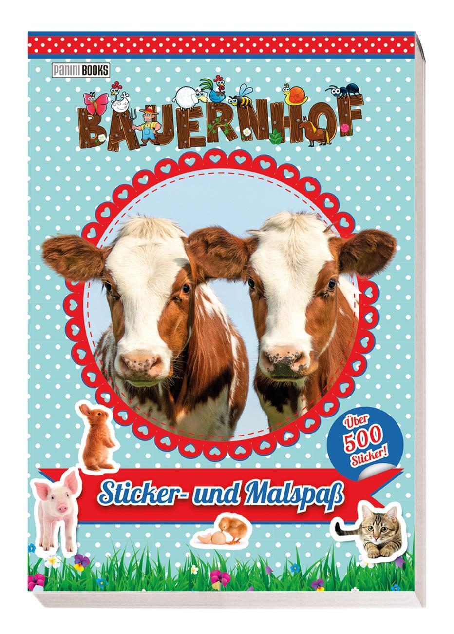 Cover: 9783833242311 | Bauernhof: Sticker- und Malspaß | Sticker- und Malblock | Taschenbuch