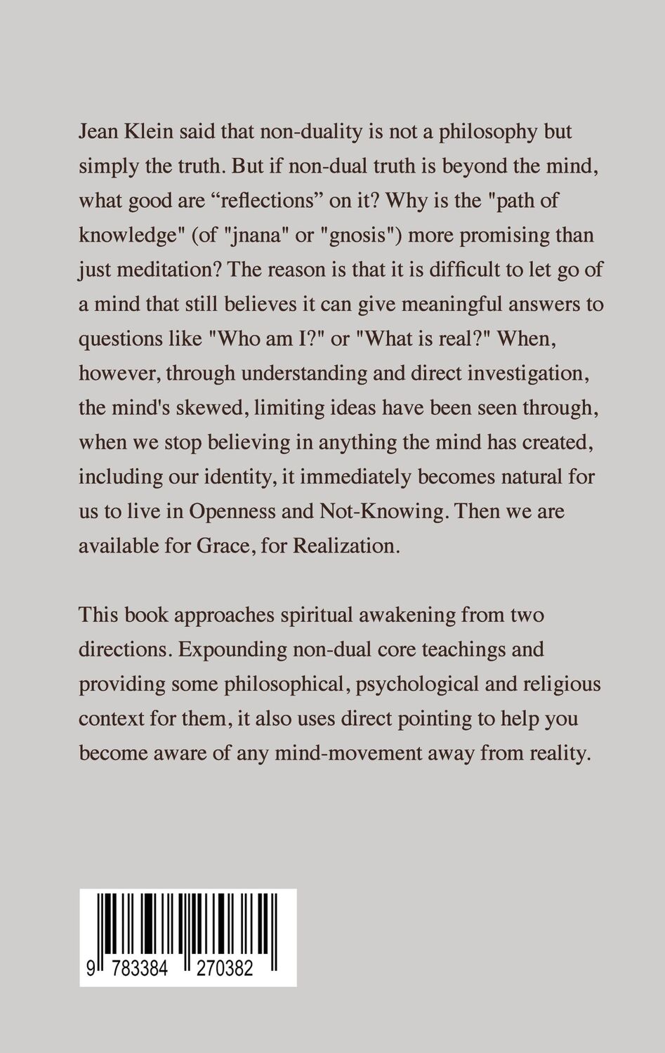 Rückseite: 9783384270382 | Always Being, Always Becoming | Reflections on Non-Duality | Ahmann