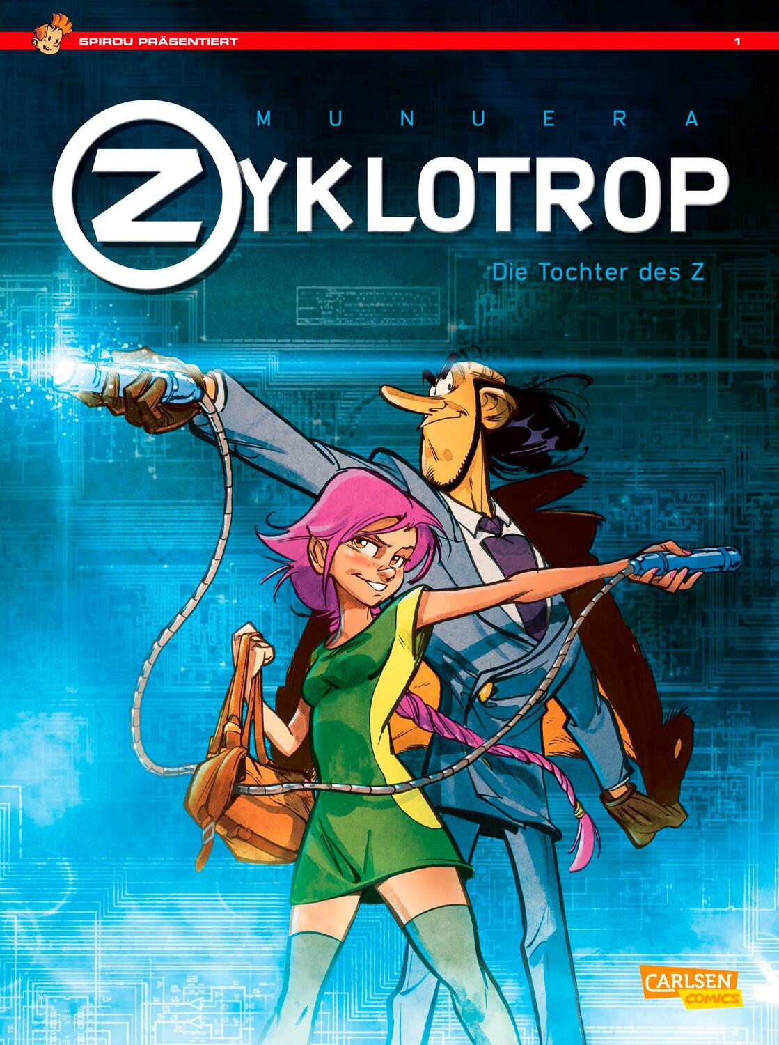 Cover: 9783551776259 | Spirou präsentiert 1: Zyklotrop I: Die Tochter des Z | Munuera | Buch